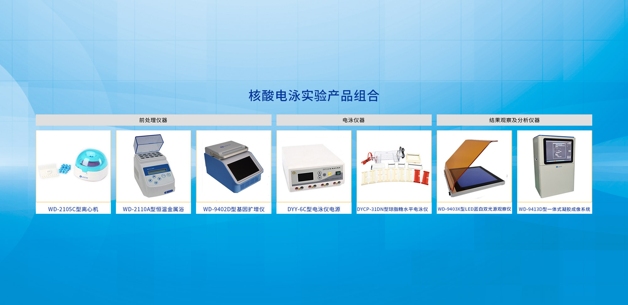 北京六一生物核酸电泳仪实验产品组合介绍